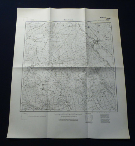Landkarte meßtischblatt 2860 - landkarte,